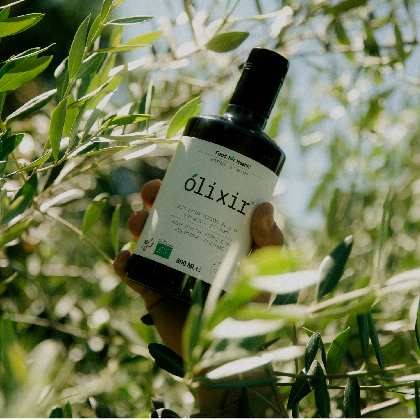 olixir® Huile d'Olive Vierge Extra BIO - Récolte 2026 | Bouteille
