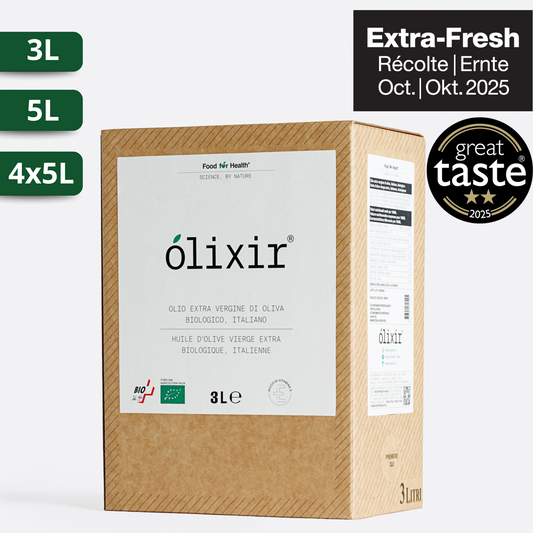olixir® Huile d'Olive Vierge Extra BIO - Récolte 2025  | Home System