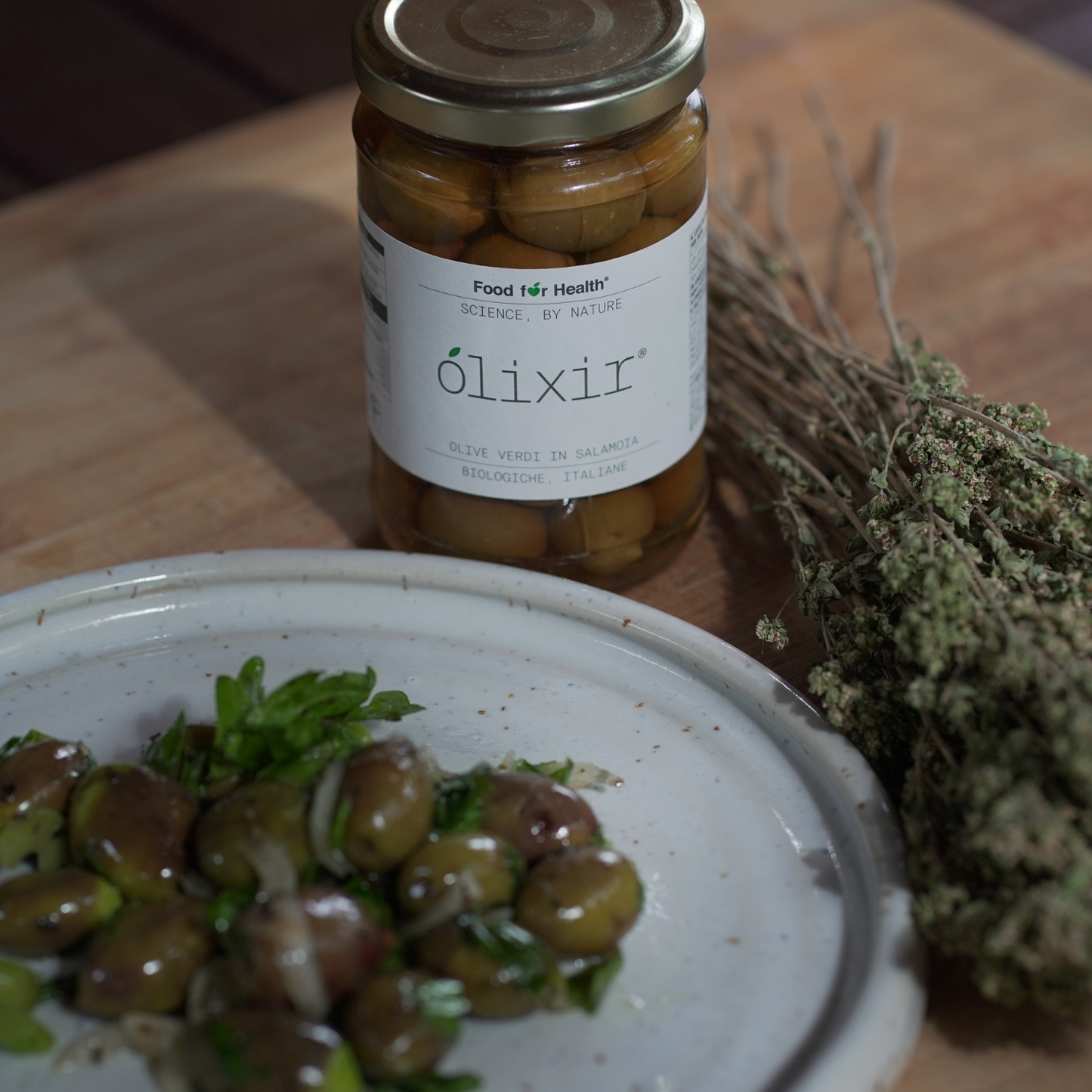 olixir® | Olives vertes biologiques en saumure, entières