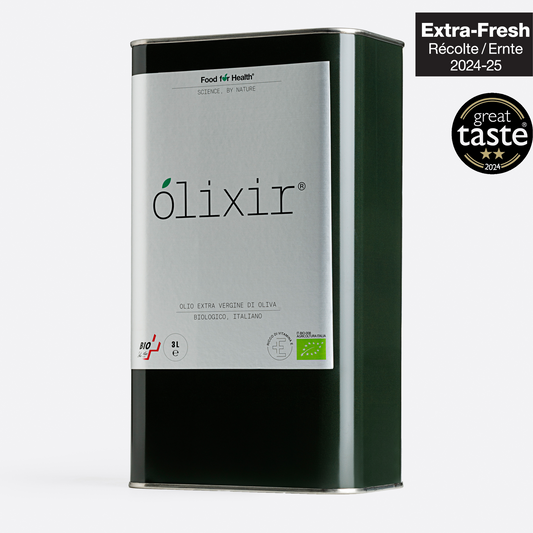 olixir® Huile d'Olive Vierge Extra BIO - Récolte 2025  | Estagnon 3L