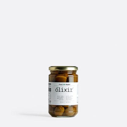 olixir® | Olives vertes biologiques en saumure, entières